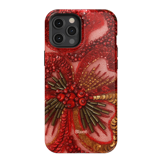 Crimson iPhone Case