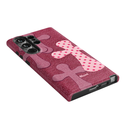 Pink-Polka-Patch-samsung-case-S23 Ultra-2