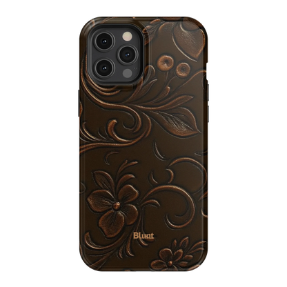 Tooled Leather iPhone Case