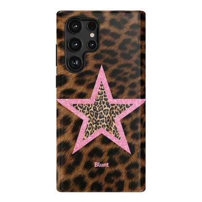 Pink Cheetah Starlette Samsung Case