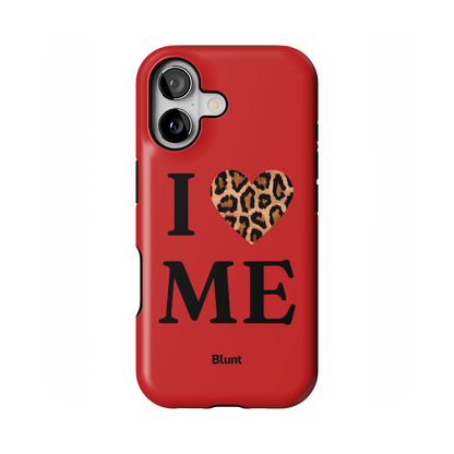 Red I Love Me iPhone Case