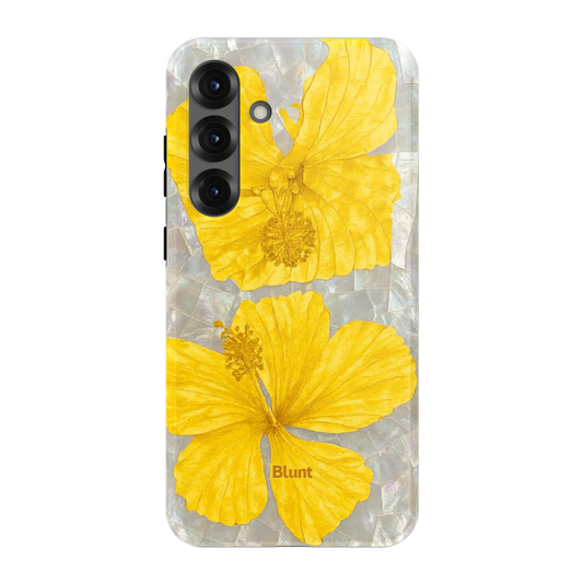 Yellow Coconut Bloom Samsung Case