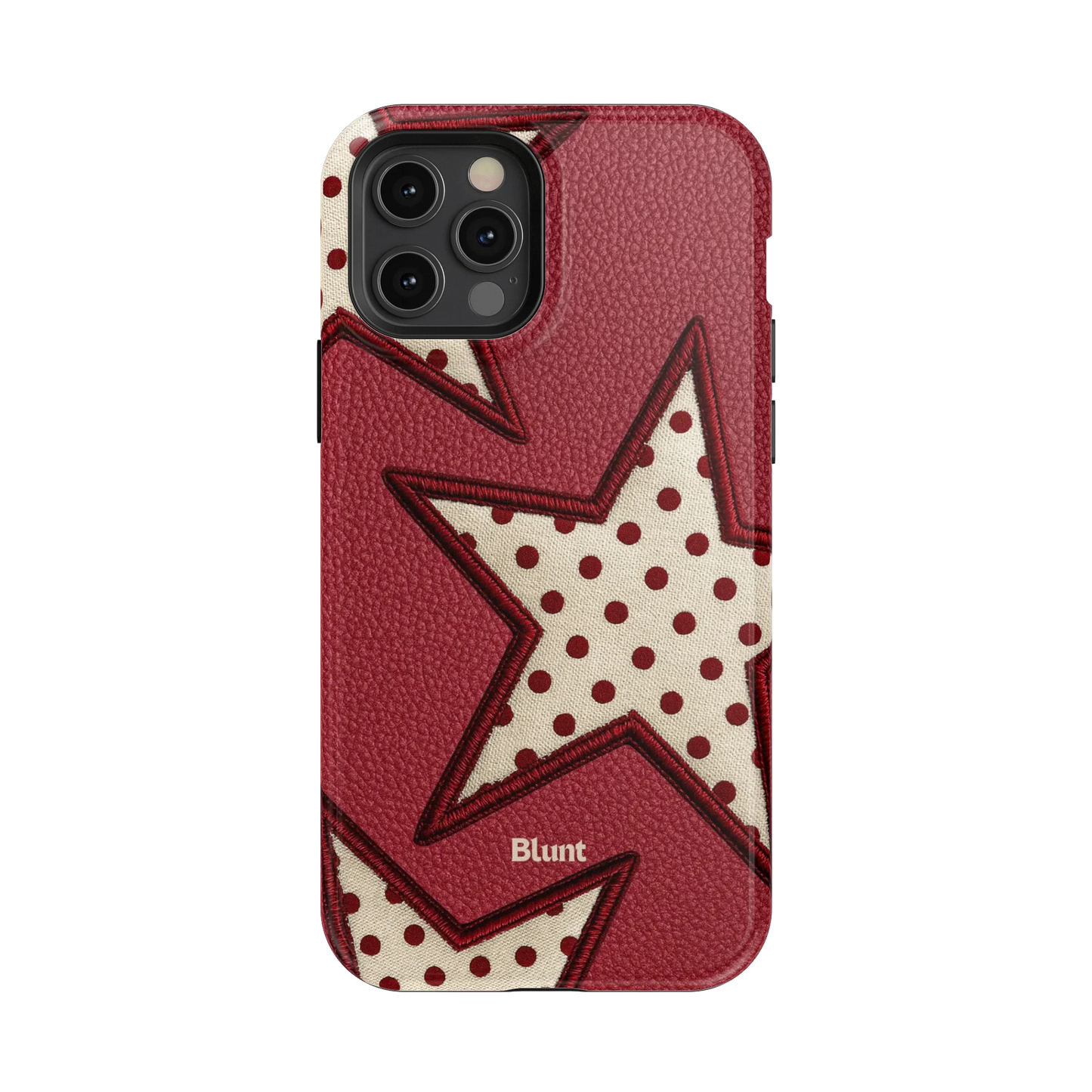 Cherry Polka Star iPhone Case