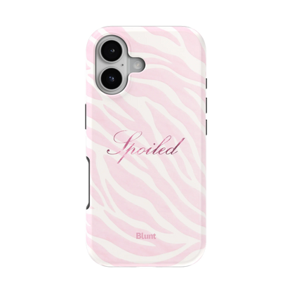 Spoiled Pink Zebra iPhone Case