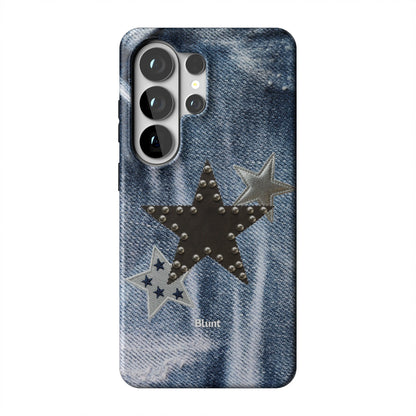 Denim Starstud Samsung Case