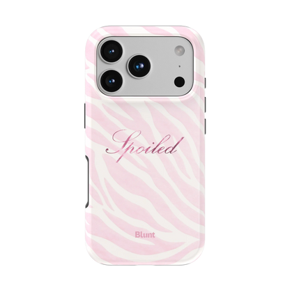 Spoiled Pink Zebra iPhone Case