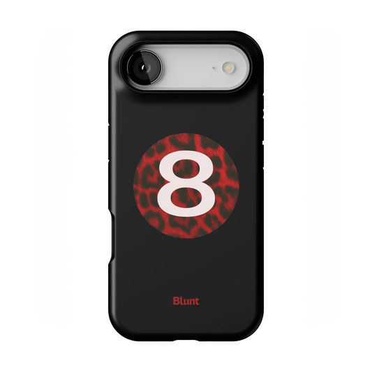 Red Cheetah Magic 8 iPhone Case