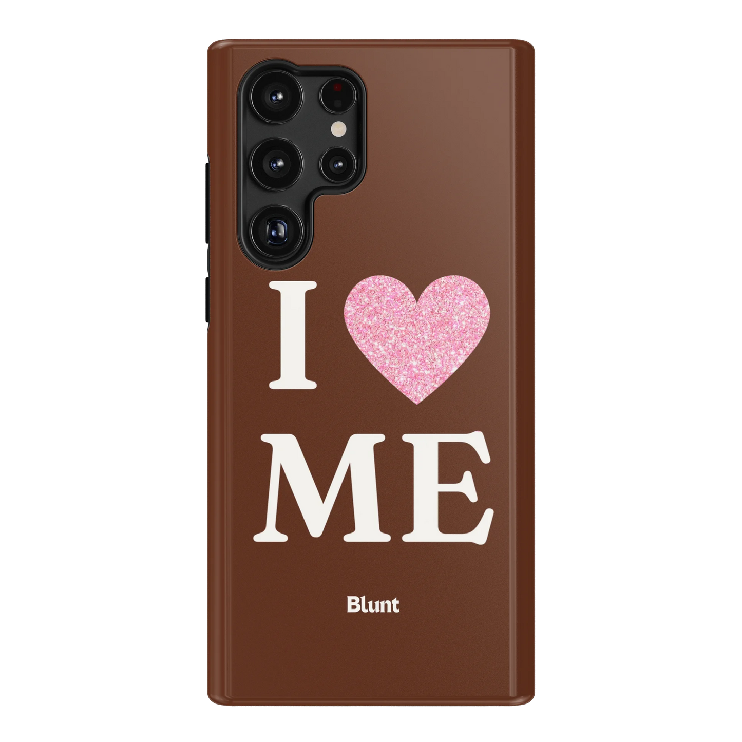 Brown I Love Me Samsung Case