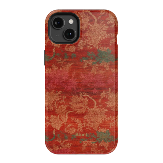 Crimson Tapestry iPhone Case