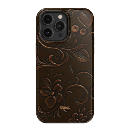 Tooled Leather iPhone Case