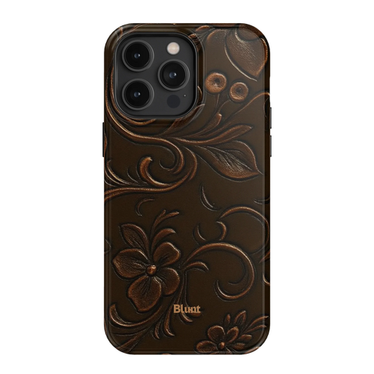 Tooled Leather iPhone Case