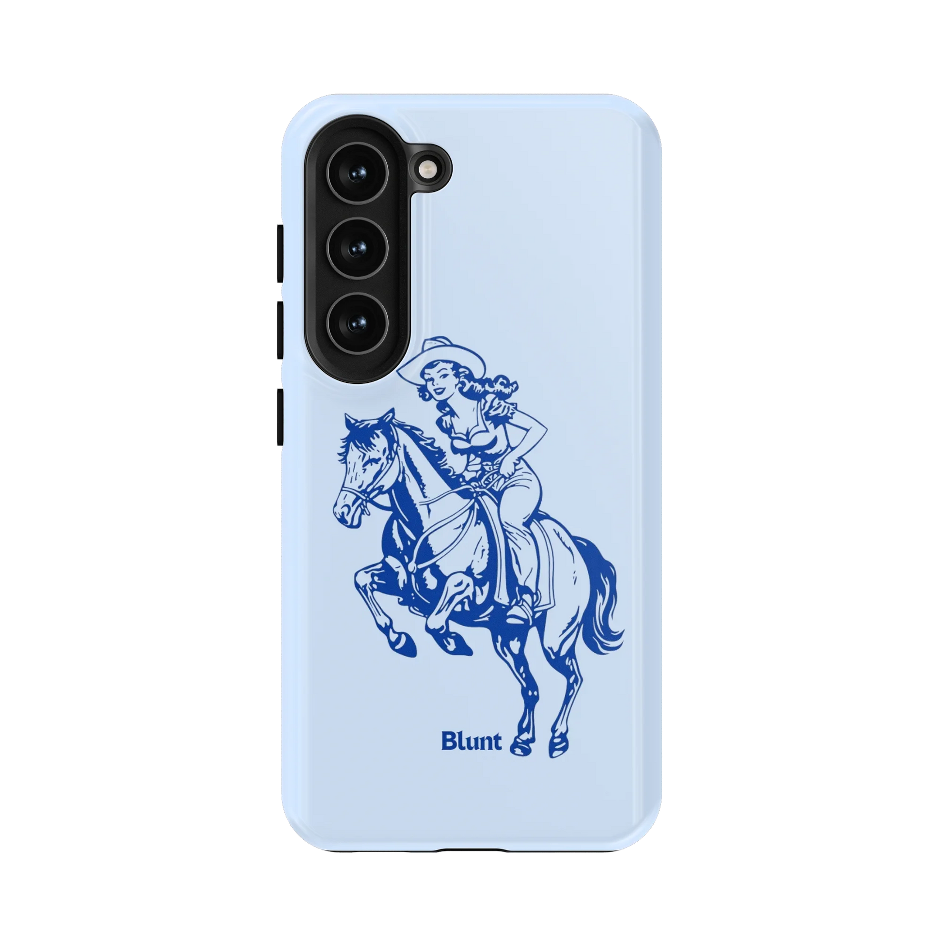 Blue-Lasso-Lady-samsung-case-S23-1