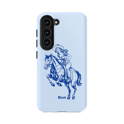 Blue-Lasso-Lady-samsung-case-S23-1