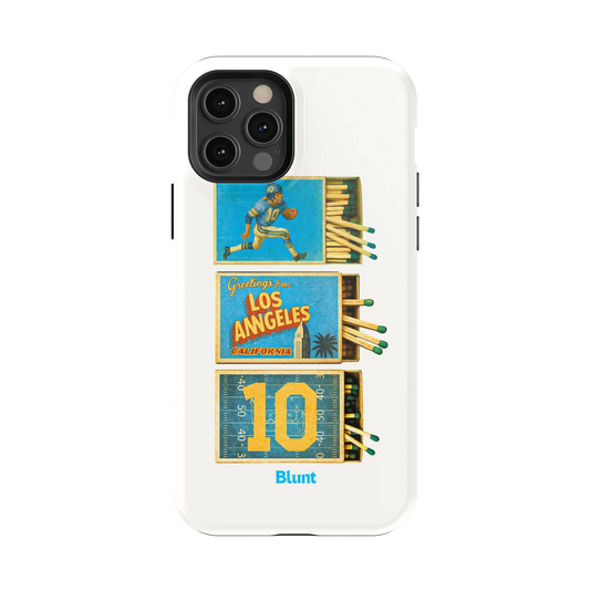 LA Coast Football iPhone Case