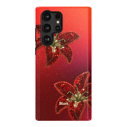 Scarlet Petals Samsung Case
