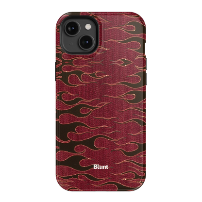 Crimson Fire iPhone Case