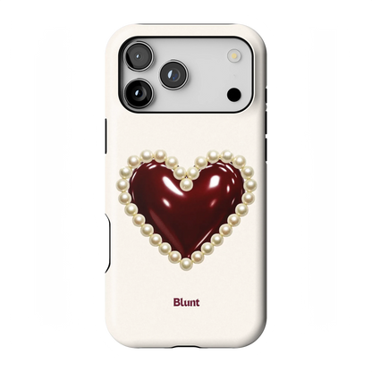 Maroon Muse iPhone Case