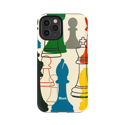 Checkmate Lines iPhone Case