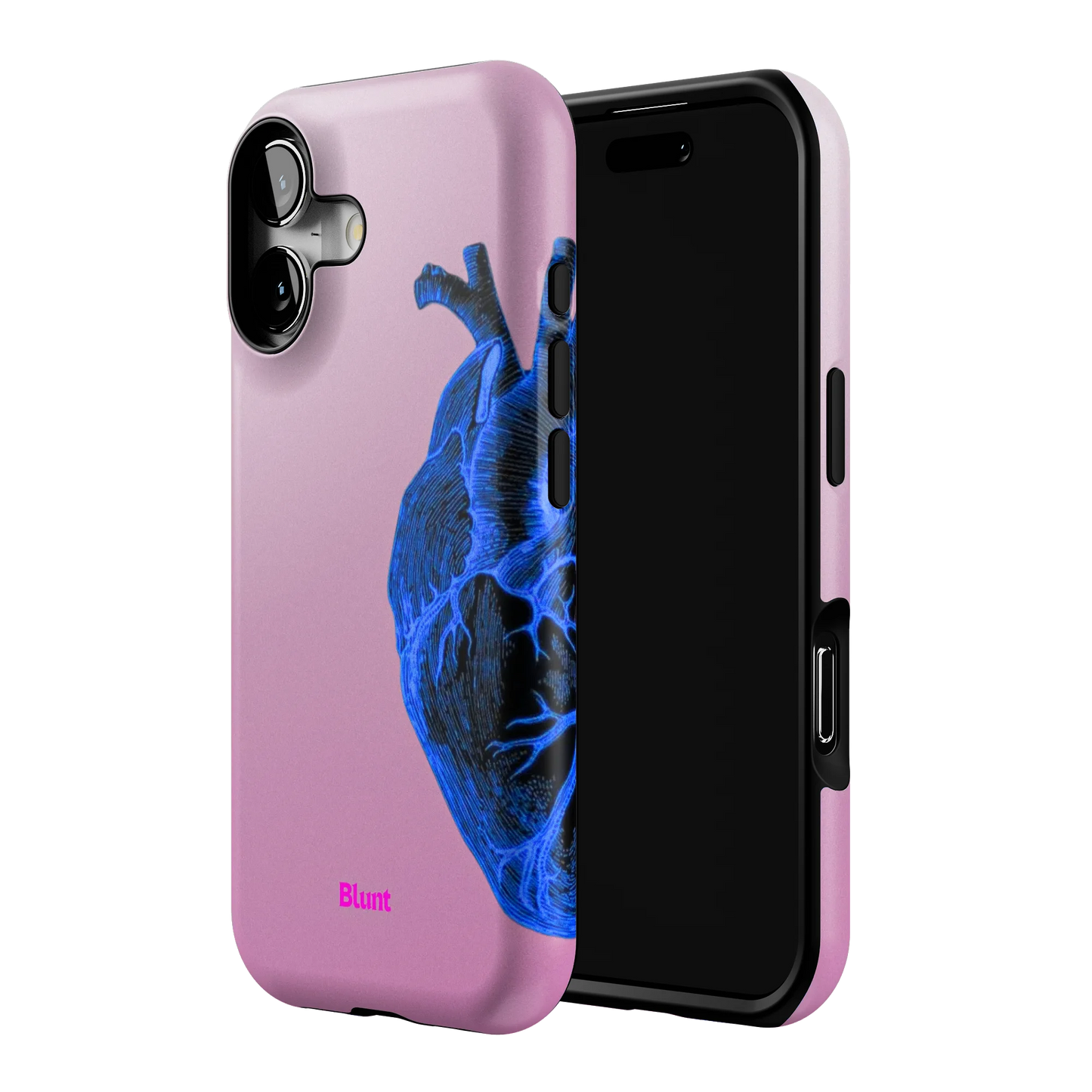 Anatomy Heart Blue iPhone Case