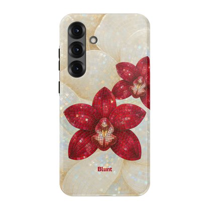 Crimson Orchid Samsung Case