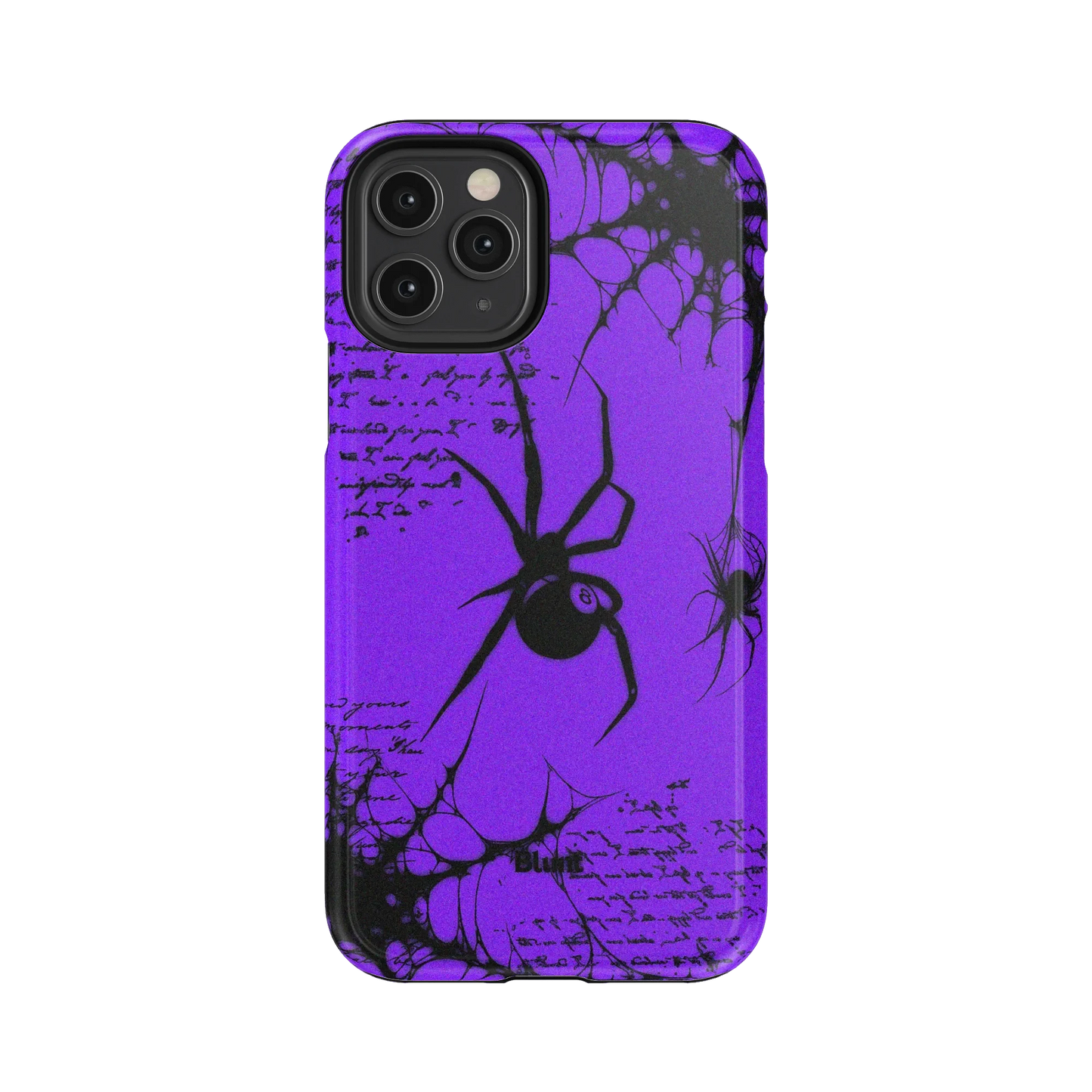 Violet Script iPhone Case