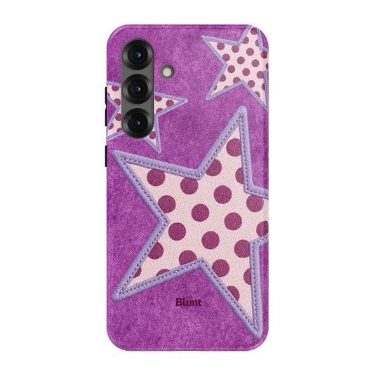 Lilac Crush Polka Star Samsung Case