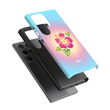 Hibiscus-Glow-samsung-case-Galaxy S24 Ultra-3