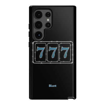 Blue Lucky 777 Samsung Case