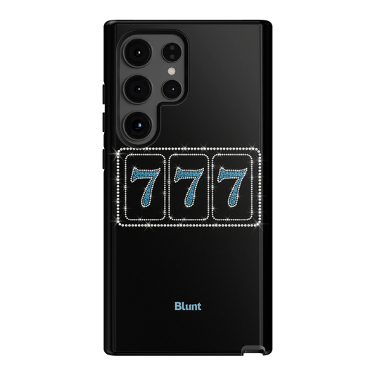 Blue Lucky 777 Samsung Case