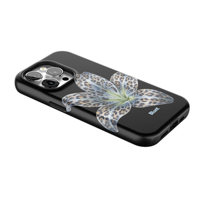 Blue-Leopard-Bloom-iphone-case-iPhone 14 Pro-2