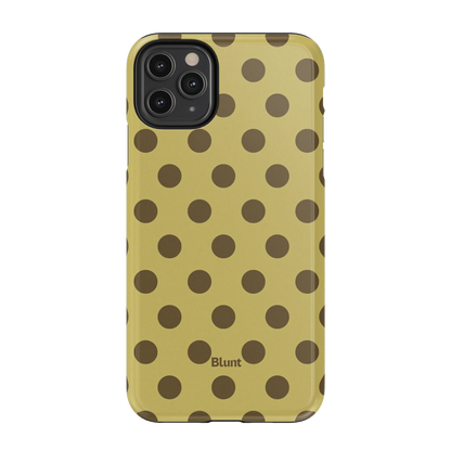 Sage Toffee Dot iPhone Case