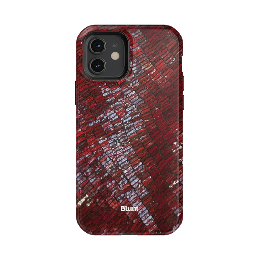 Crimson Scale iPhone Case
