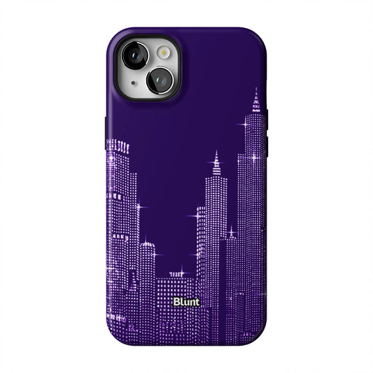 Purple-NYC--SKYELINE-iphone-case-iPhone 14 Plus-1