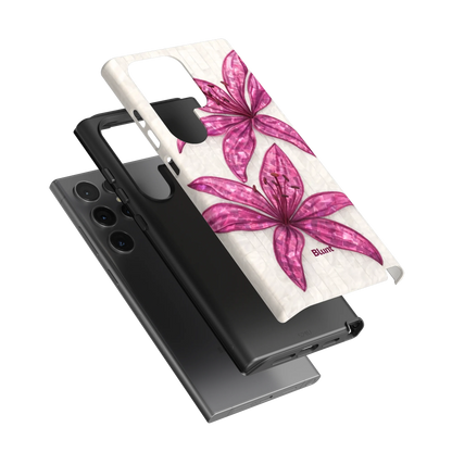 Purple-Floral-Luster-samsung-case-S24 Ultra-3