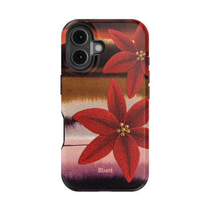 Crimson Bloom iPhone Case