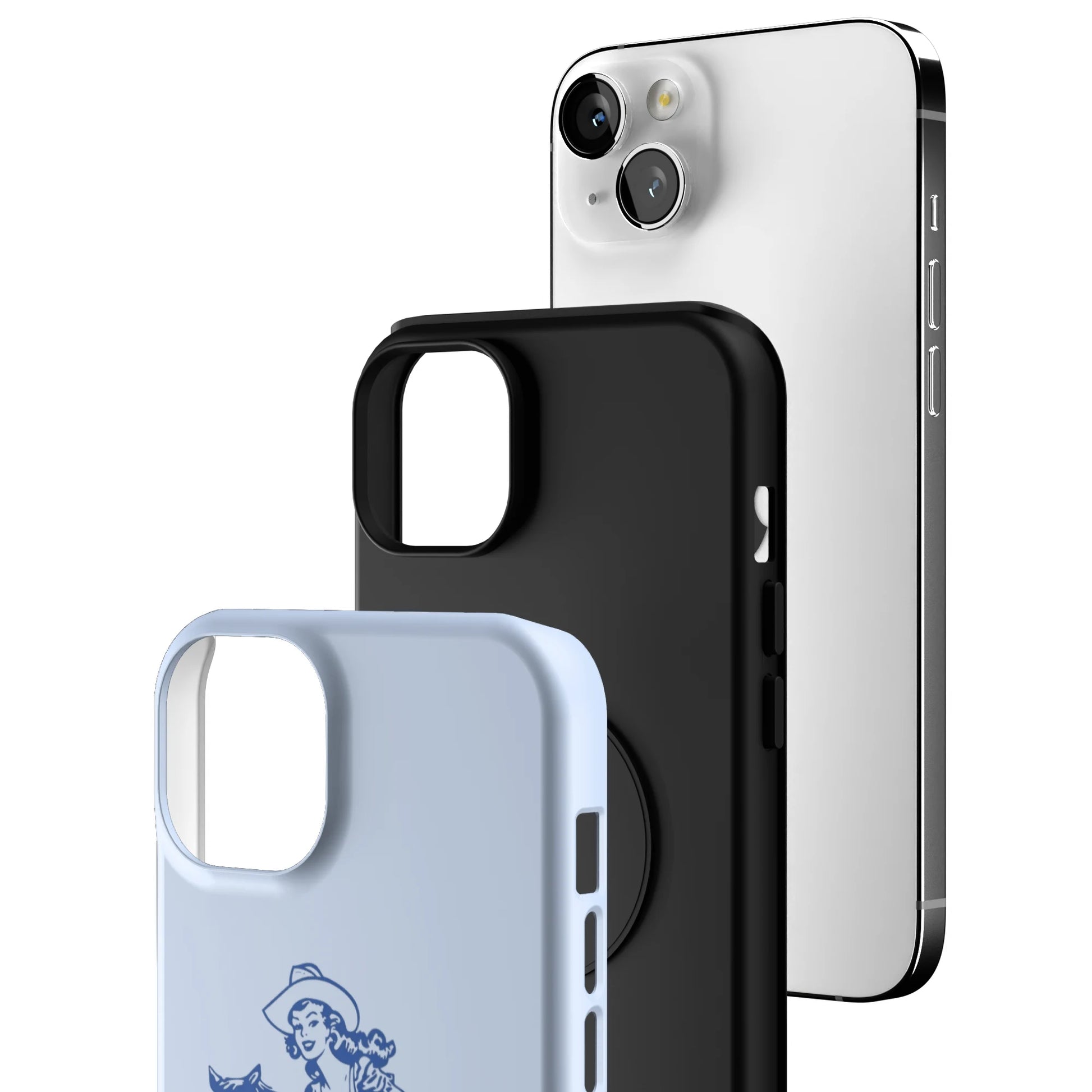 Blue-Lasso-Lady-iphone-case-iPhone 14 Plus-3