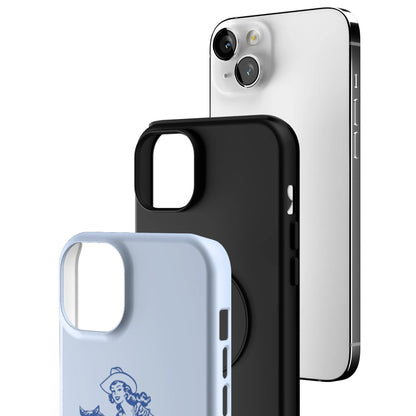 Blue-Lasso-Lady-iphone-case-iPhone 14 Plus-3
