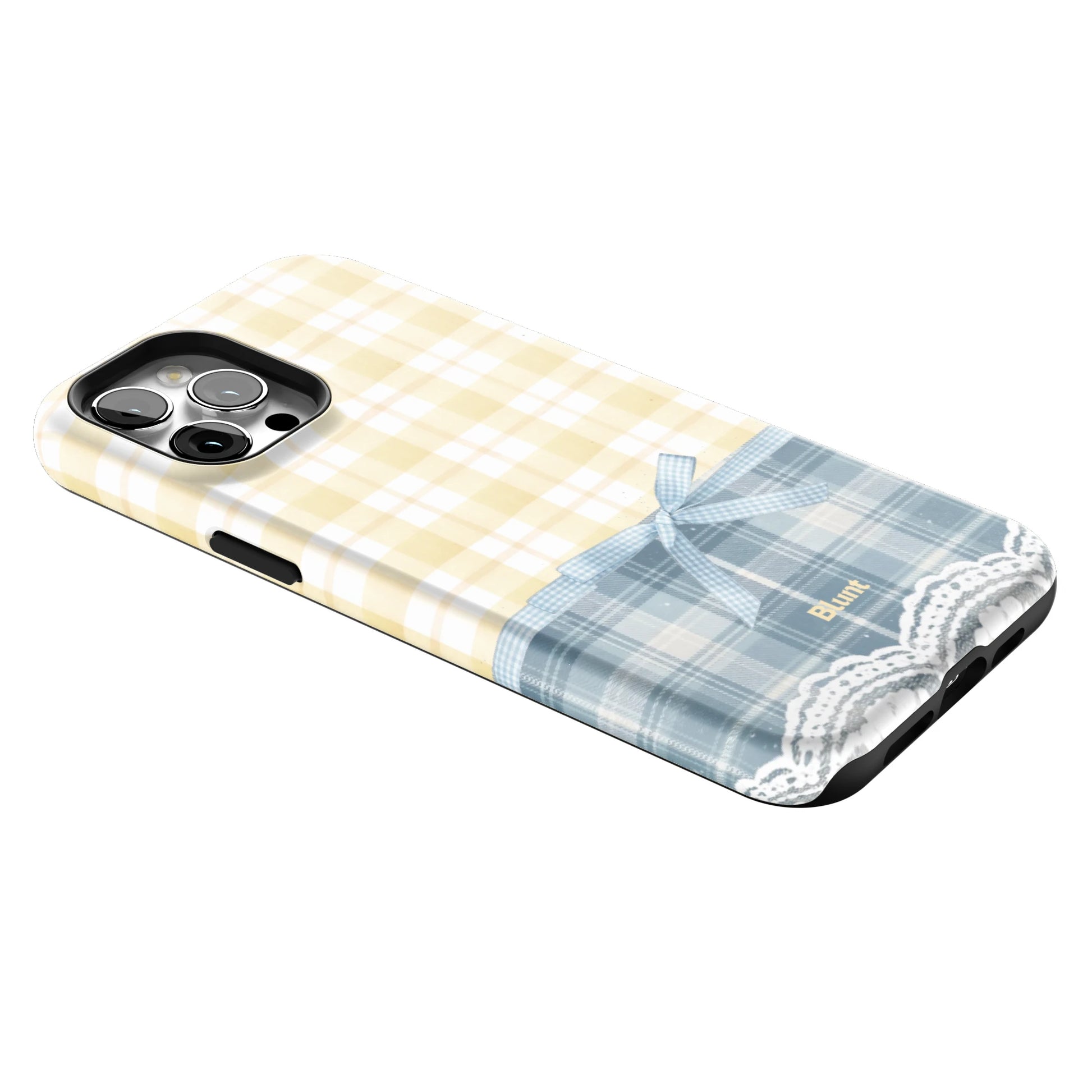 Blue-Lemonplaid-iphone-case-iPhone 12 Pro Max-2