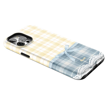 Blue-Lemonplaid-iphone-case-iPhone 12 Pro Max-2