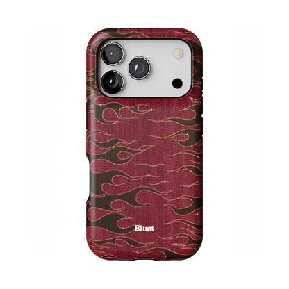 Crimson Fire iPhone Case