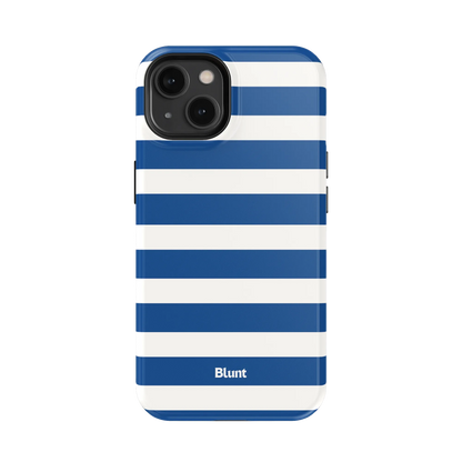 Navy Stripe iPhone Case