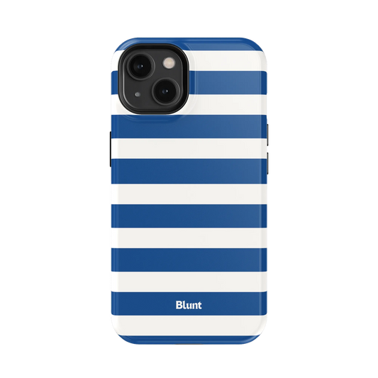 Navy Stripe iPhone Case