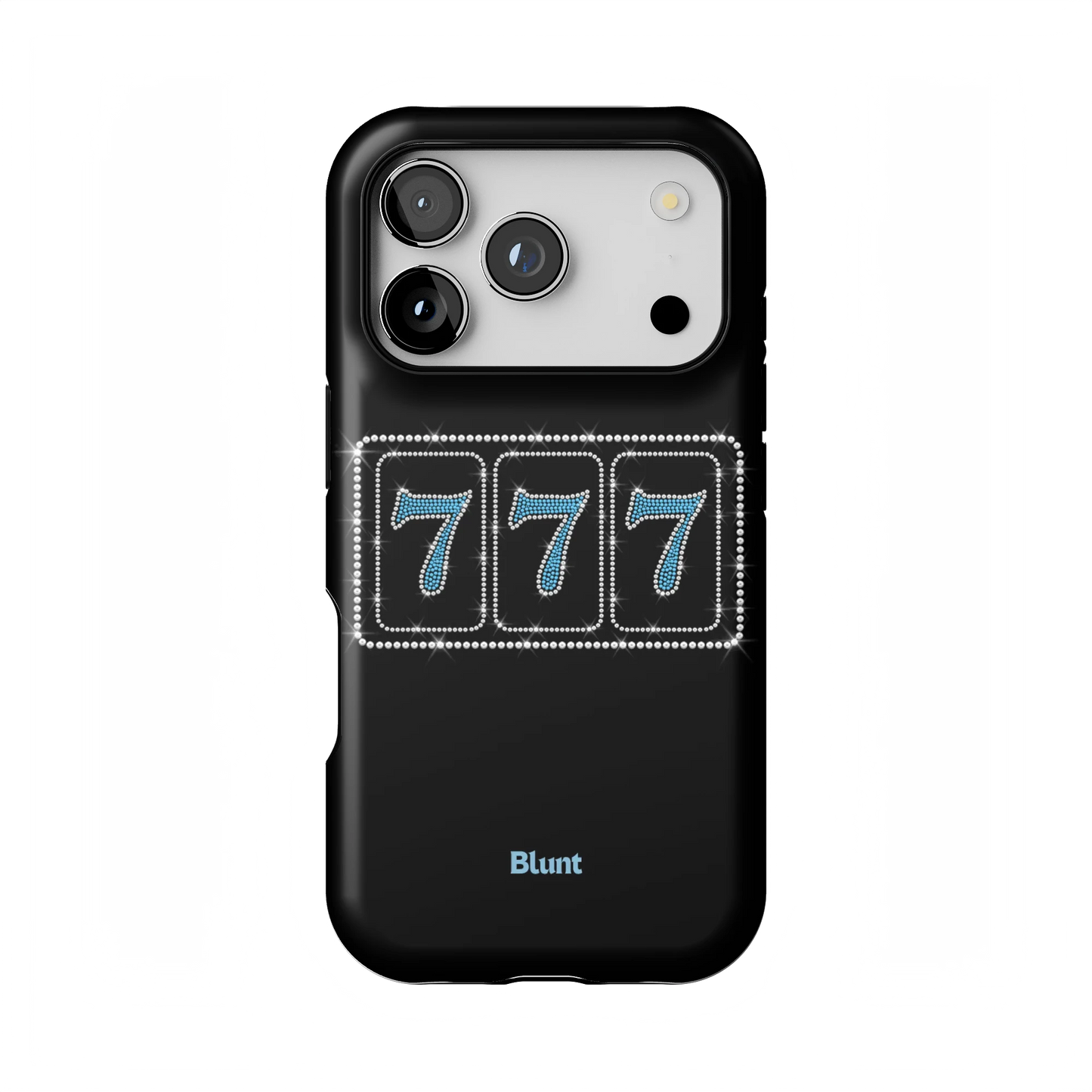Blue Lucky 777 iPhone Case