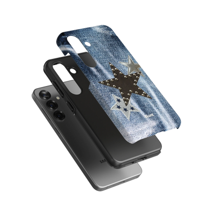 Denim Starstud Samsung Case