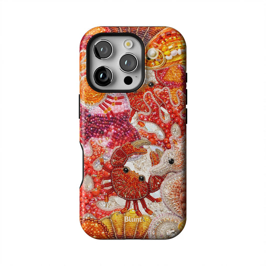 Coral-Luxe-iphone-case-iPhone 16 Pro-1