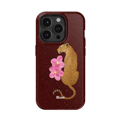 Burgundy Cleo iPhone Case