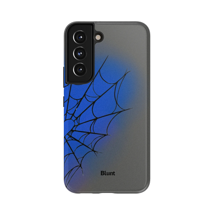Grey Blue Web Samsung Case