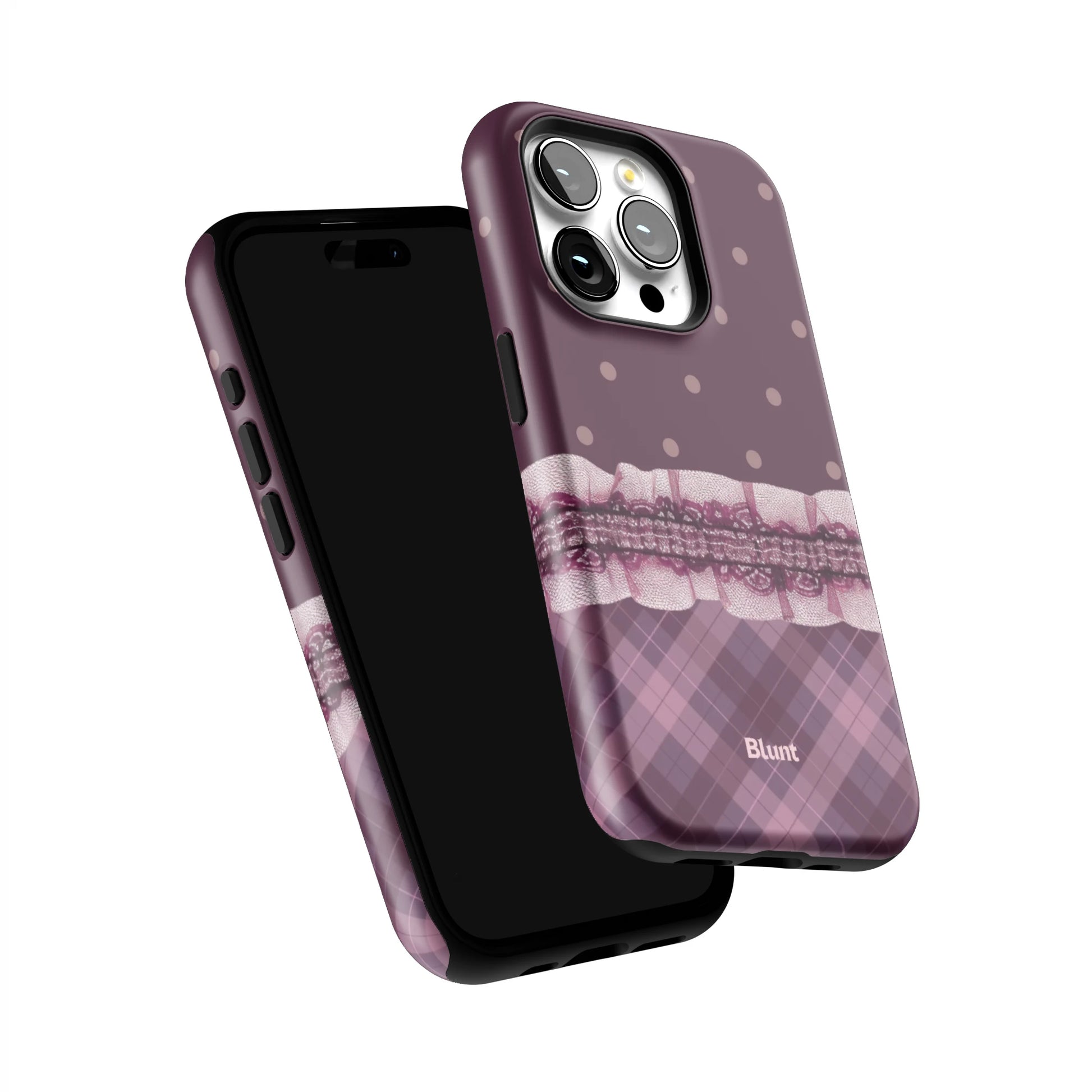 Lilac-Lattice-iphone-case-iPhone 15 Pro-5