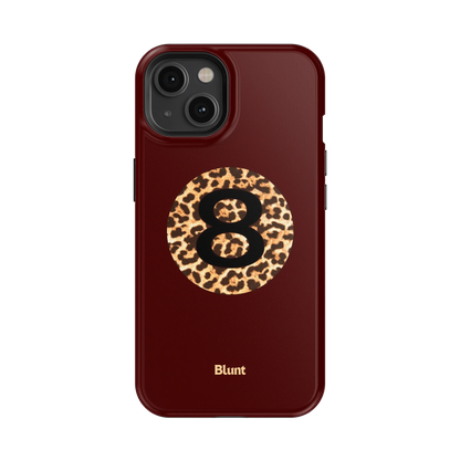 Burgundy Magic 8 iPhone Case