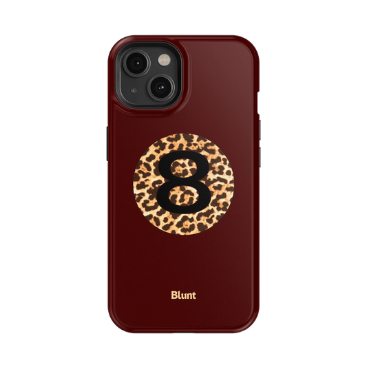 Burgundy Magic 8 iPhone Case